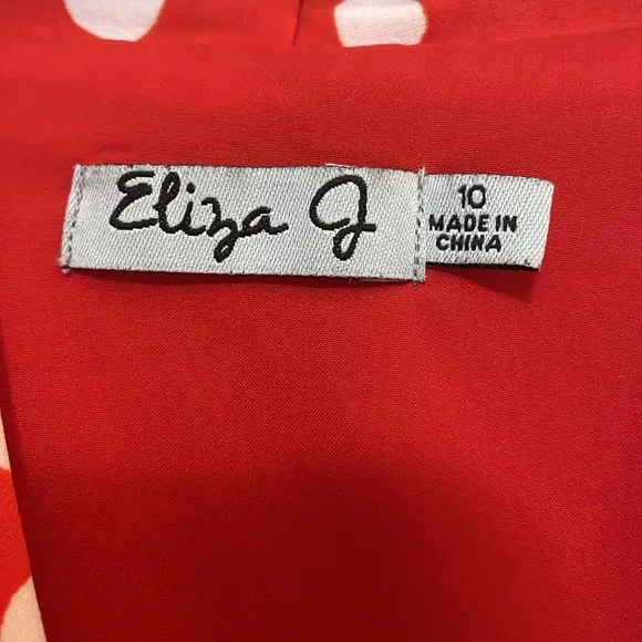 Eliza J orange polka dot dress - Picture 3 of 6